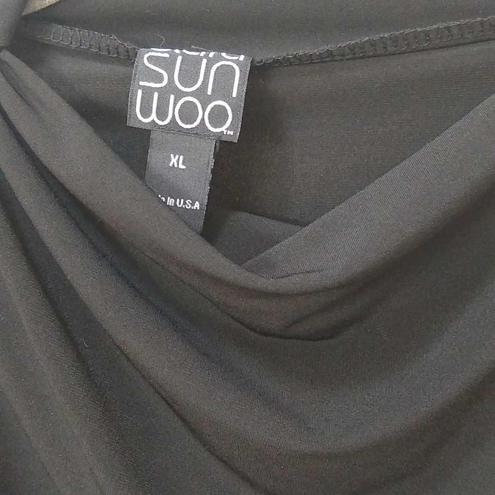 NWT, Clara Sun Woo Black Blouse - Picture 5 of 5